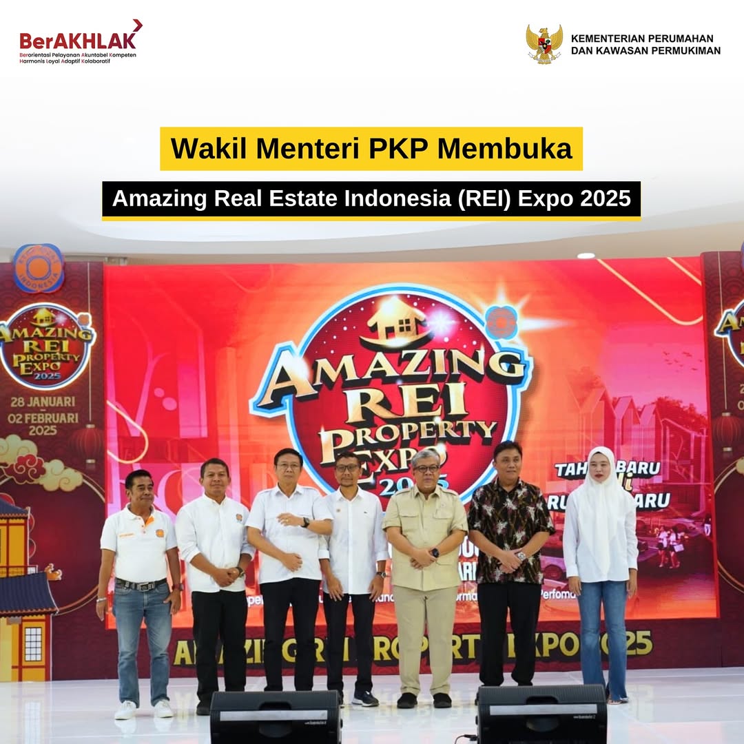 Wakil Menteri PKP Membuka Amazing Real Estate Indonesia (REI) Expo 2025